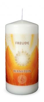 Energiekerze Bernstein/Freude 150/70